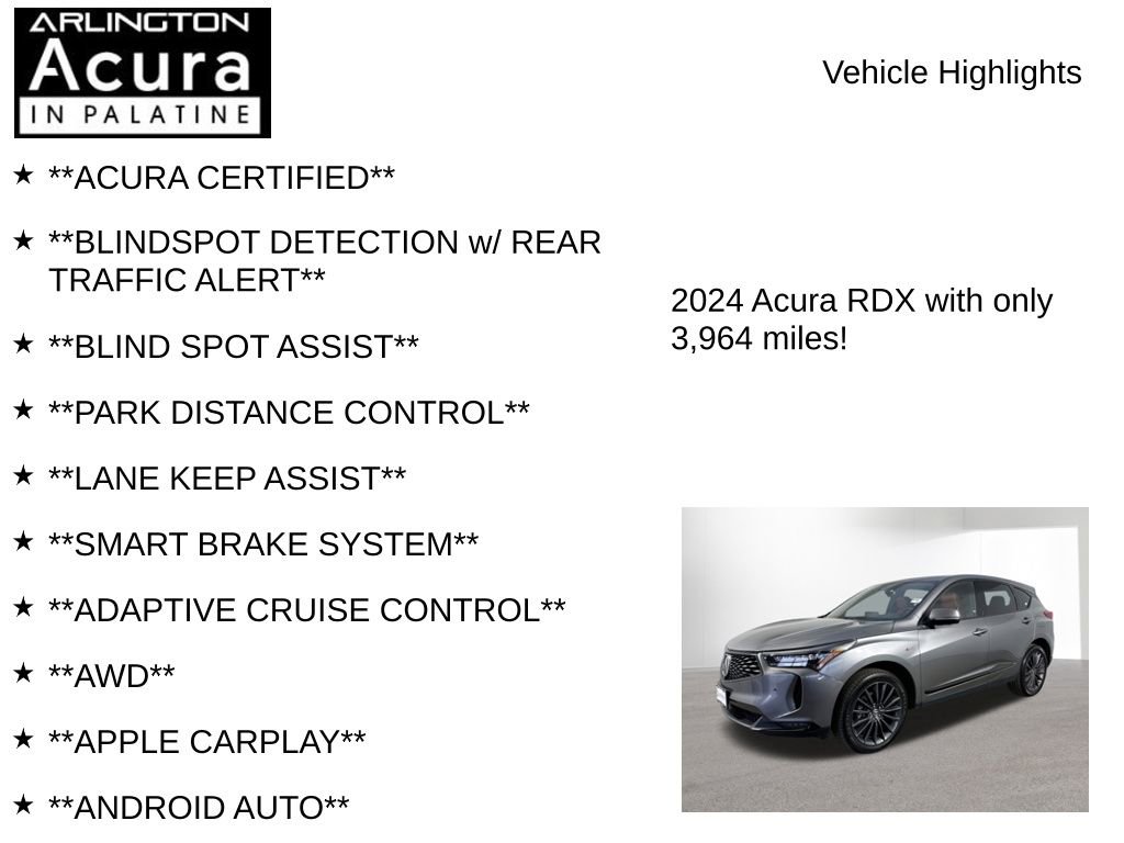 Certified 2024 Acura RDX A-Spec image 7