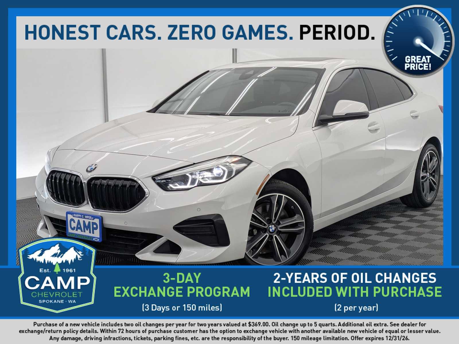 Used 2024 BMW 228i xDrive Gran Coupe w/ Convenience Package AWD/4WD image 1
