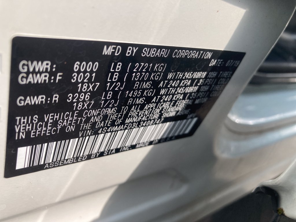 Used 2020 Subaru Ascent Premium w/ Convenience Package AWD/4WD image 37