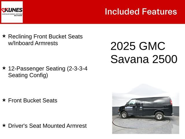 Used 2025 GMC Savana 2500 LT w/ LT Preferred Equipment Group RWD image 4