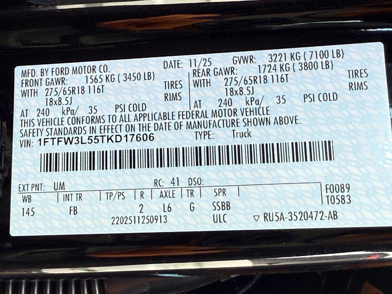 New 2026 Ford F150 XLT w/ Equipment Group 302A MID image 25