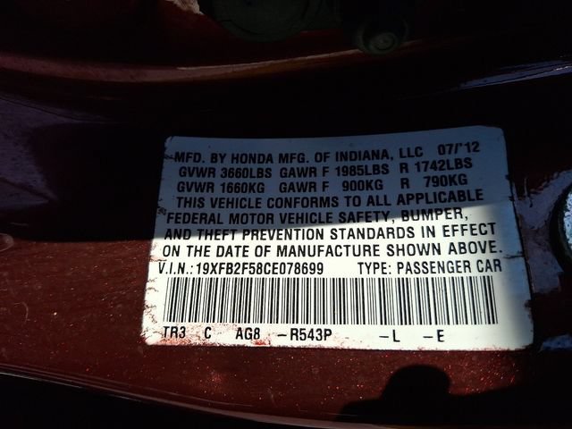 Used 2012 Honda Civic LX image 27