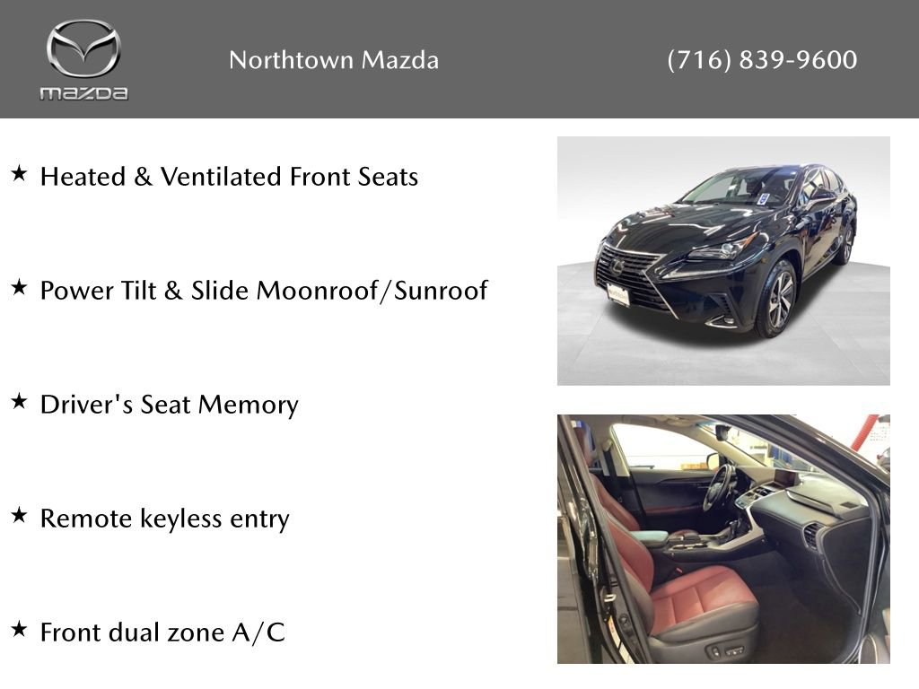 Used 2019 Lexus NX 300 AWD w/ Premium Package image 2