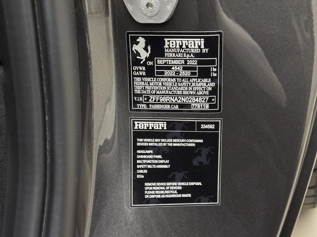 Used 2022 Ferrari Roma RWD image 26