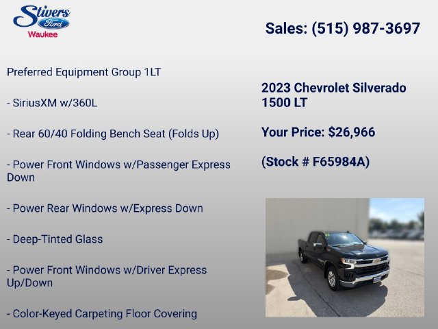 Used 2023 Chevrolet Silverado 1500 LT AWD/4WD image 8