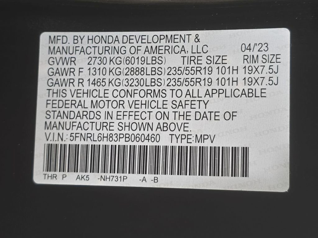 Used 2023 Honda Odyssey Touring image 32