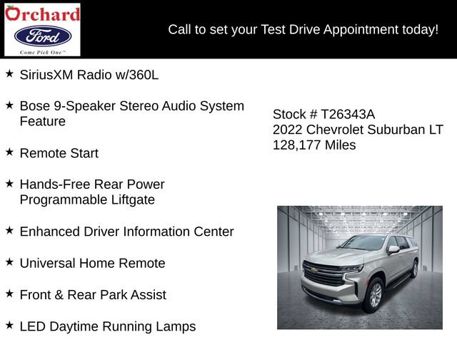 Used 2022 Chevrolet Suburban LT AWD/4WD image 25