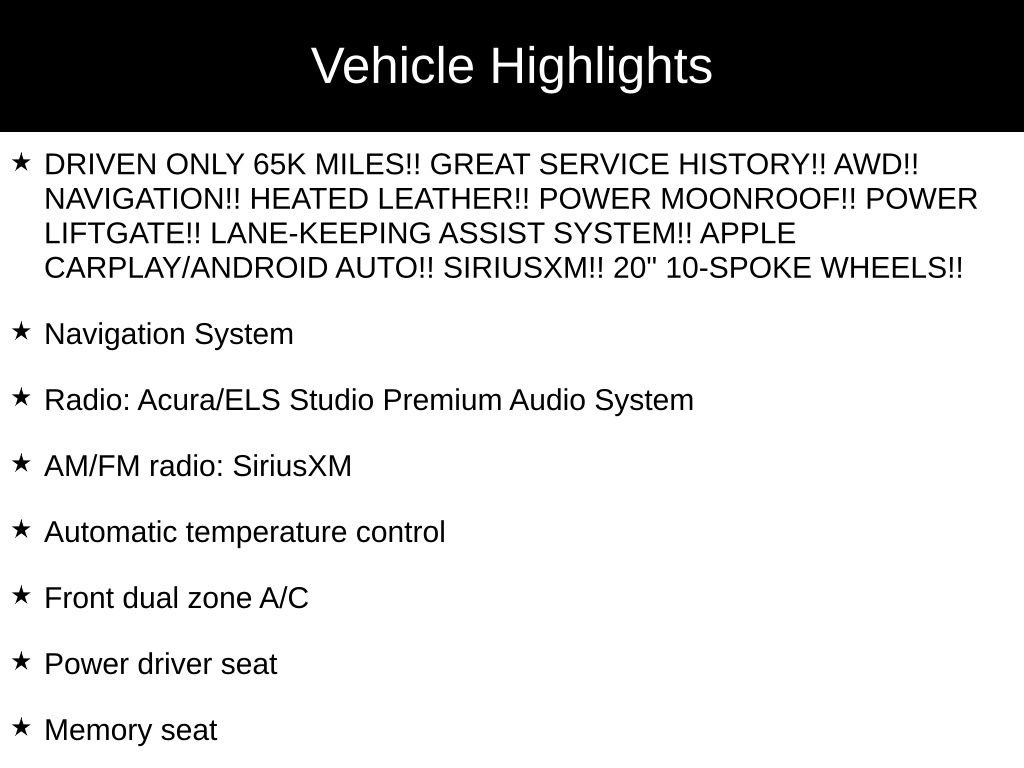 Used 2019 Acura MDX w/ Technology Package AWD/4WD image 35