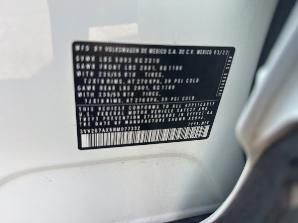 Used 2022 Volkswagen Tiguan SE AWD/4WD image 18