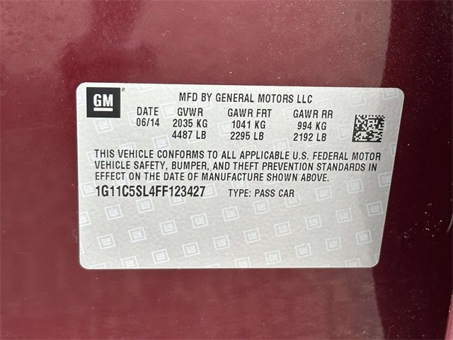 Used 2015 Chevrolet Malibu LT w/ Power Convenience Package image 25