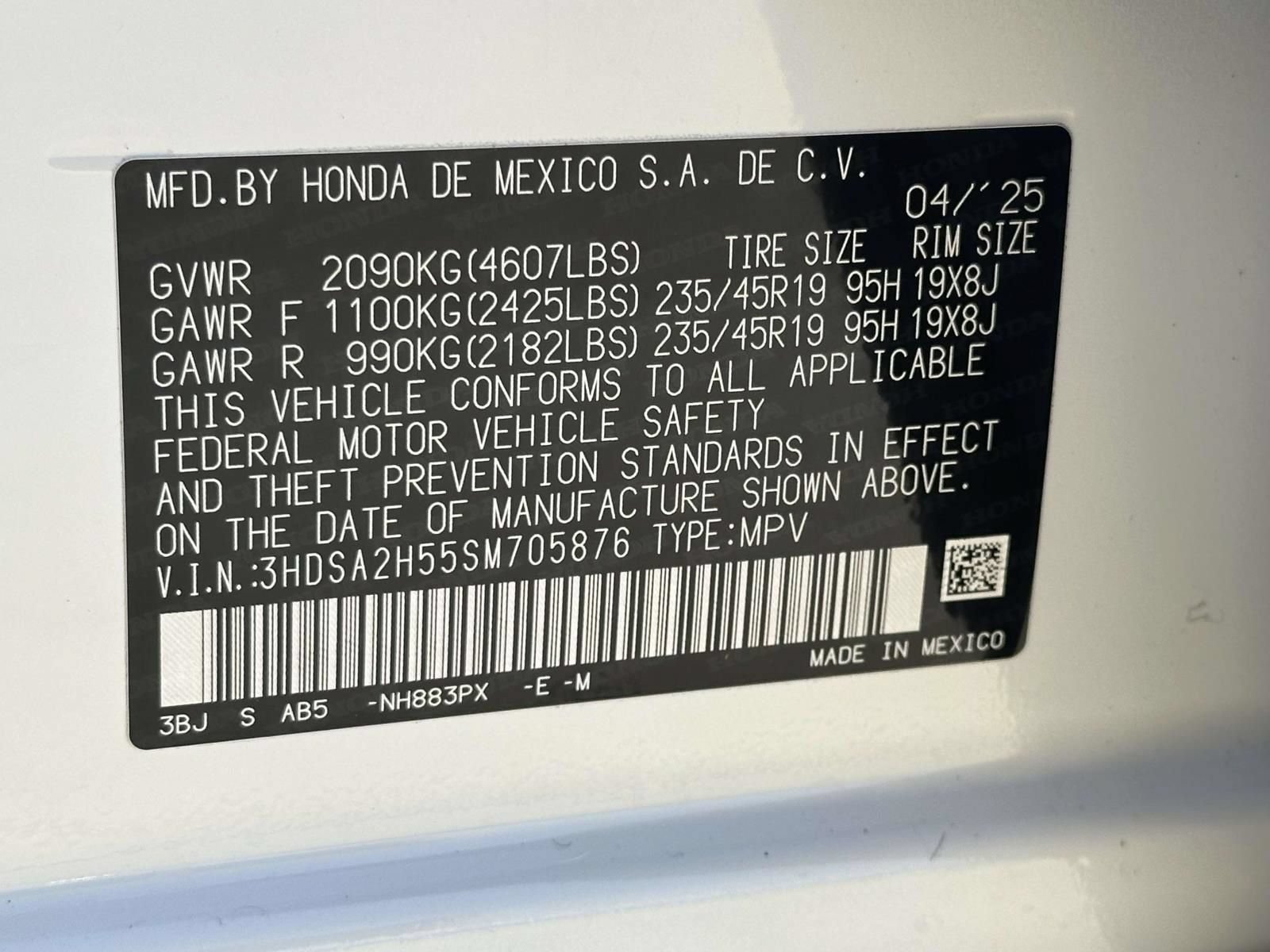 Certified 2025 Acura ADX A-Spec AWD/4WD image 25