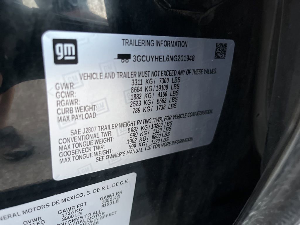 Used 2022 Chevrolet Silverado 1500 High Country w/ Safety Package II image 11