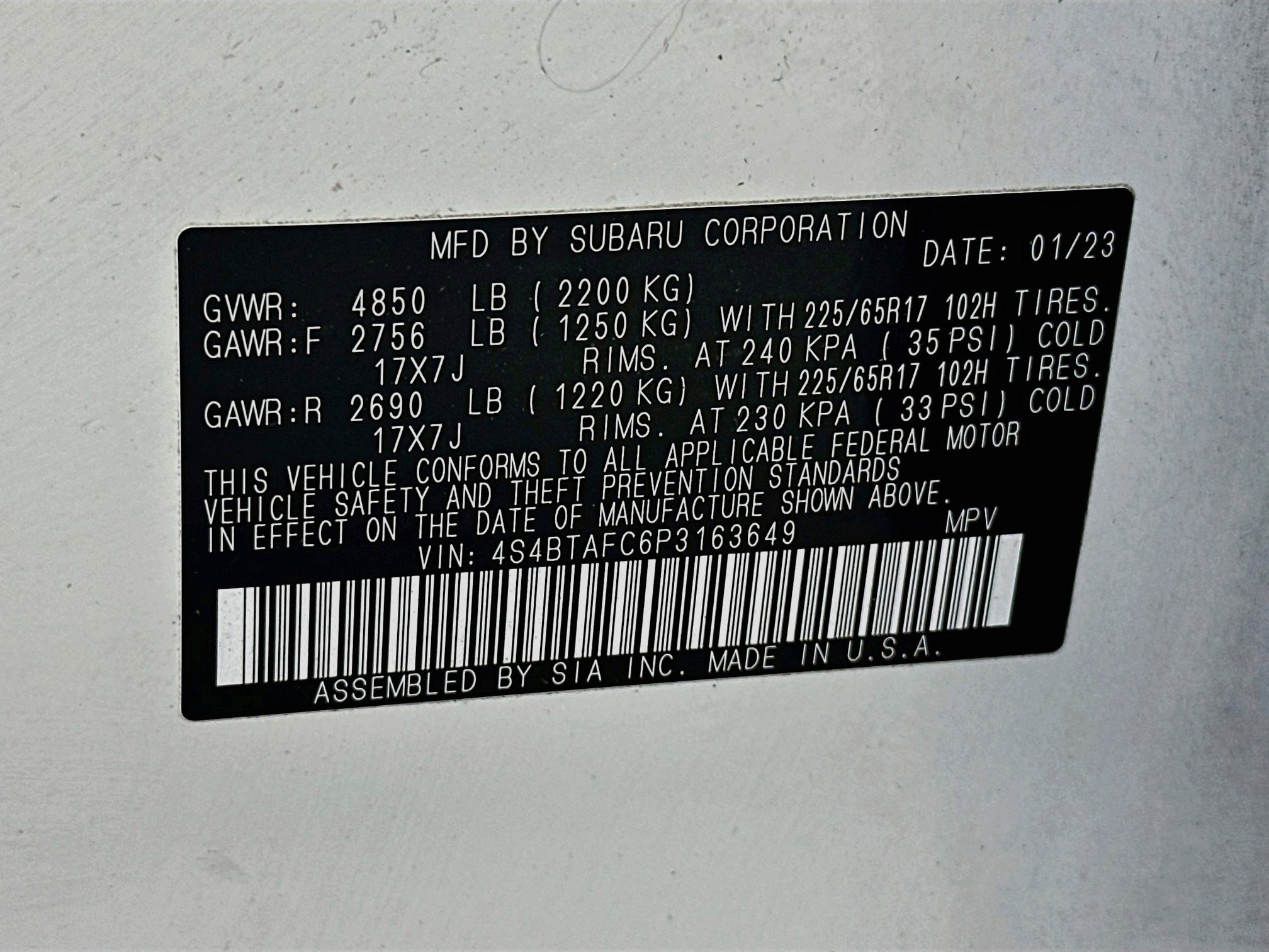 Used 2023 Subaru Outback Premium AWD/4WD image 32