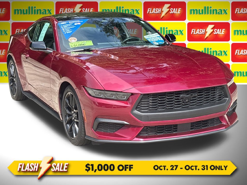 Certified 2025 Ford Mustang Coupe w/ Mustang Nite Pony Package RWD 360° Tour