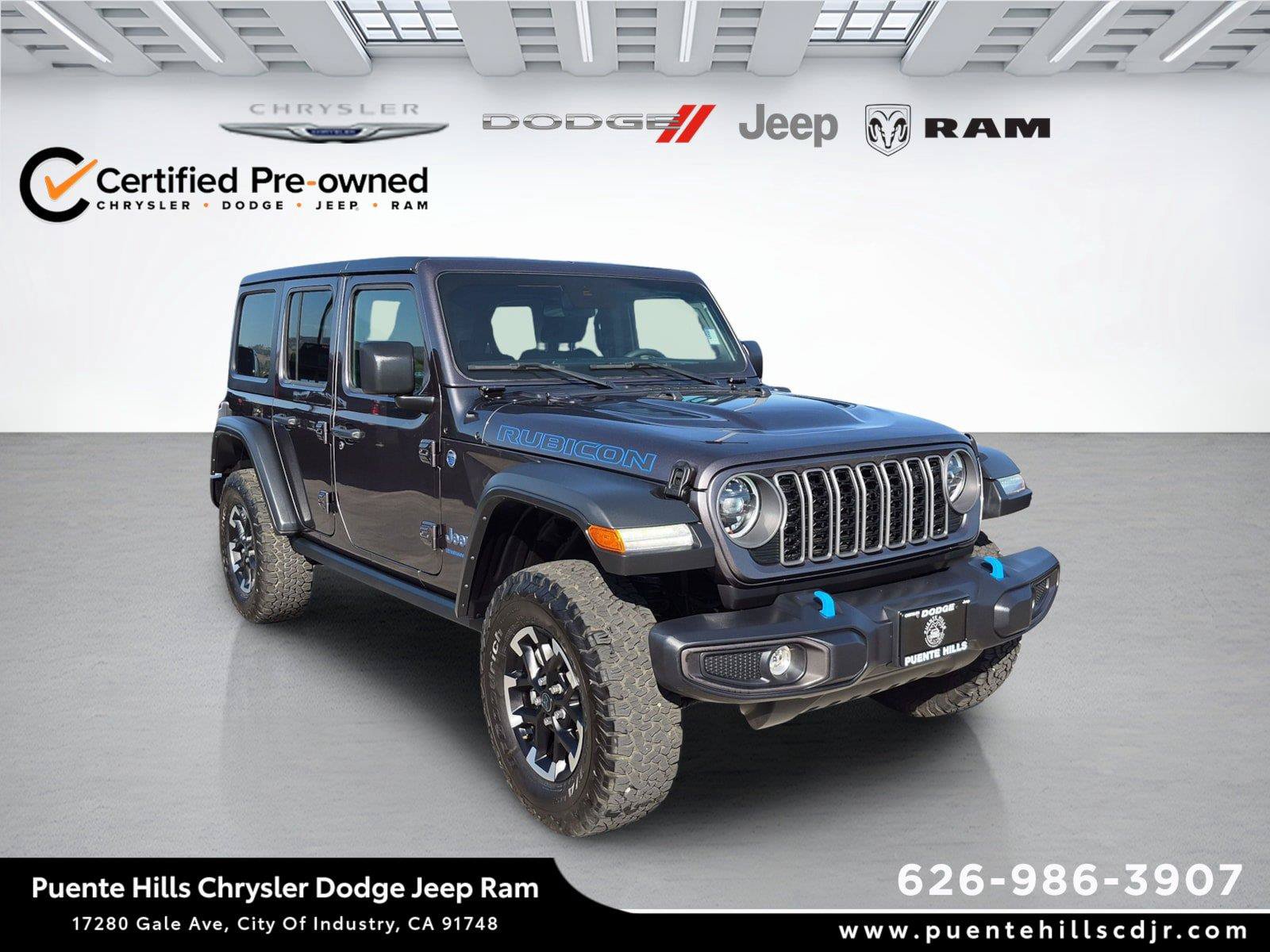 Certified 2025 Jeep Wrangler Unlimited Rubicon 4xe w/ Convenience Group