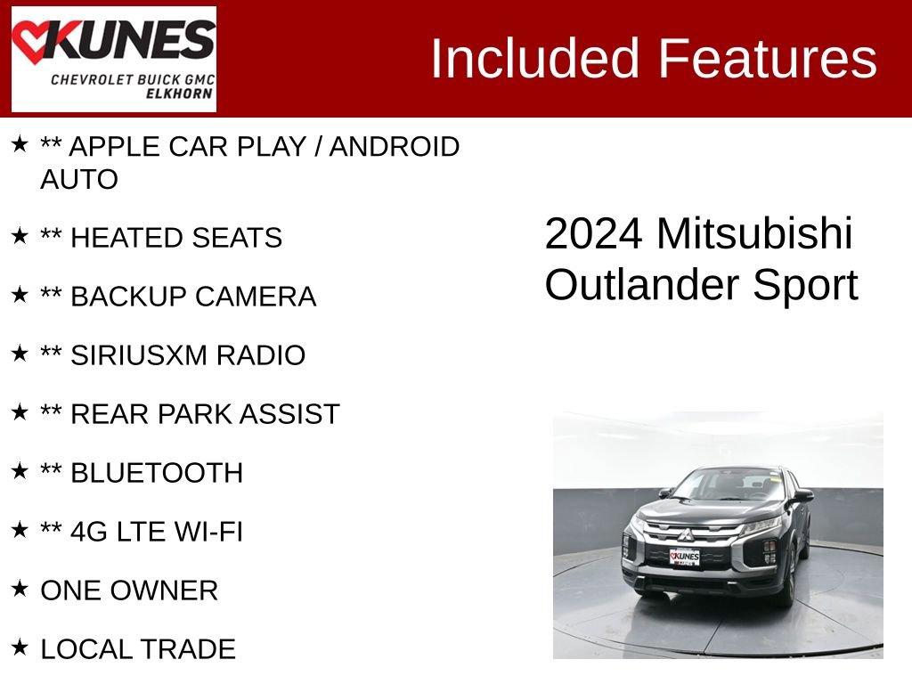 Used 2024 Mitsubishi Outlander Sport image 2