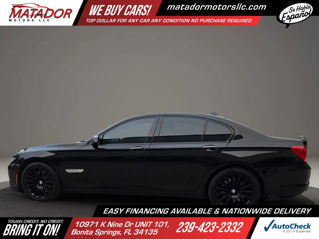 Used 2009 BMW 750i w/ Sport Pkg RWD image 8