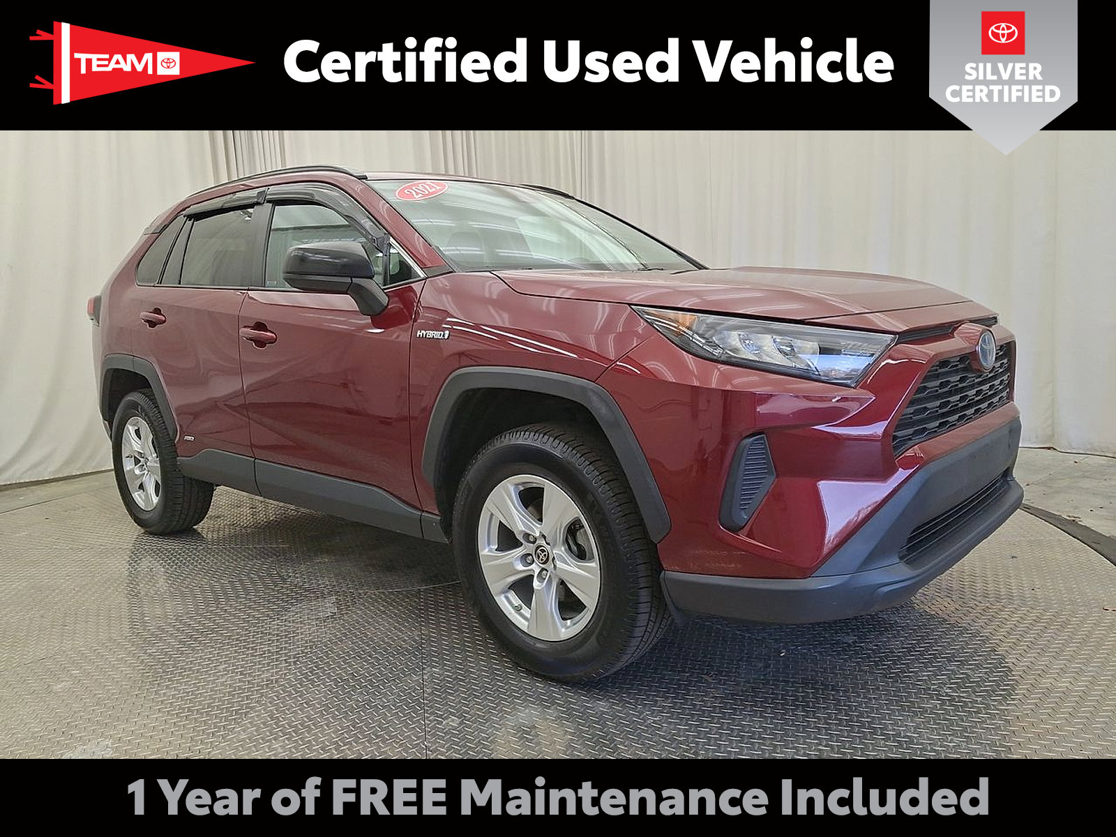 Certified 2021 Toyota RAV4 LE