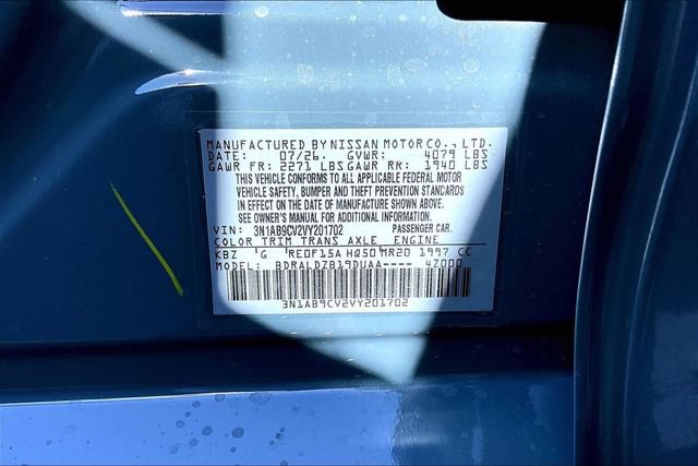 New 2027 Nissan Sentra SV w/ Floor Mat Package FWD image 13