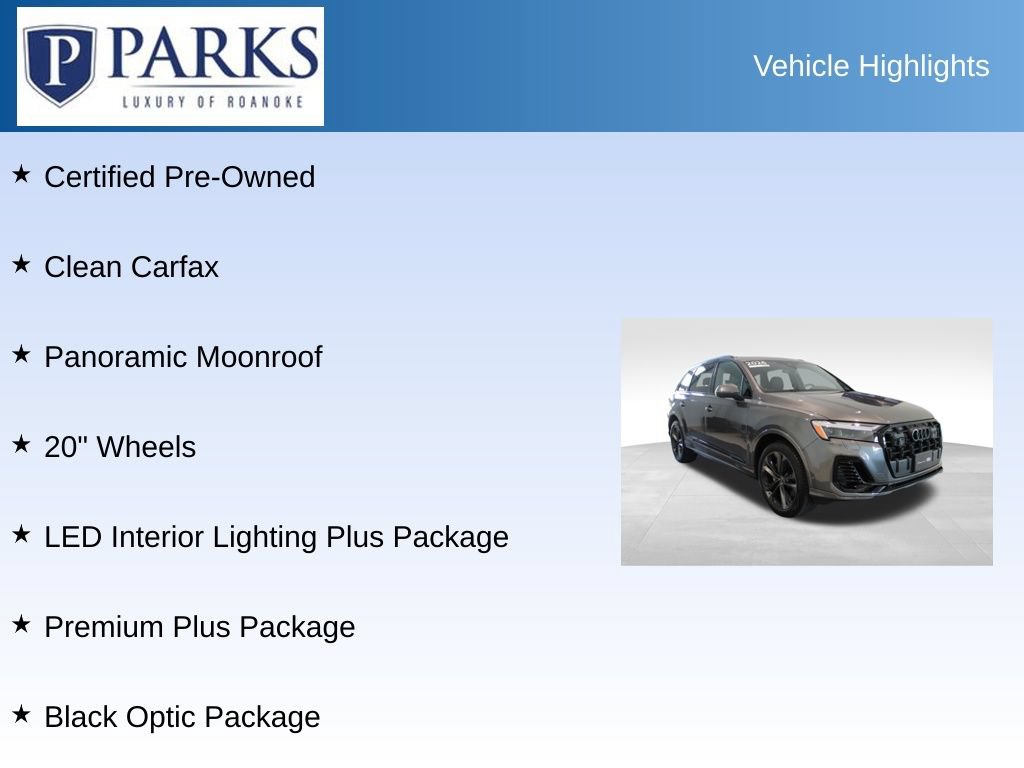 Certified 2026 Audi Q7 2.0T Premium Plus w/ Premium Plus Package AWD/4WD image 4
