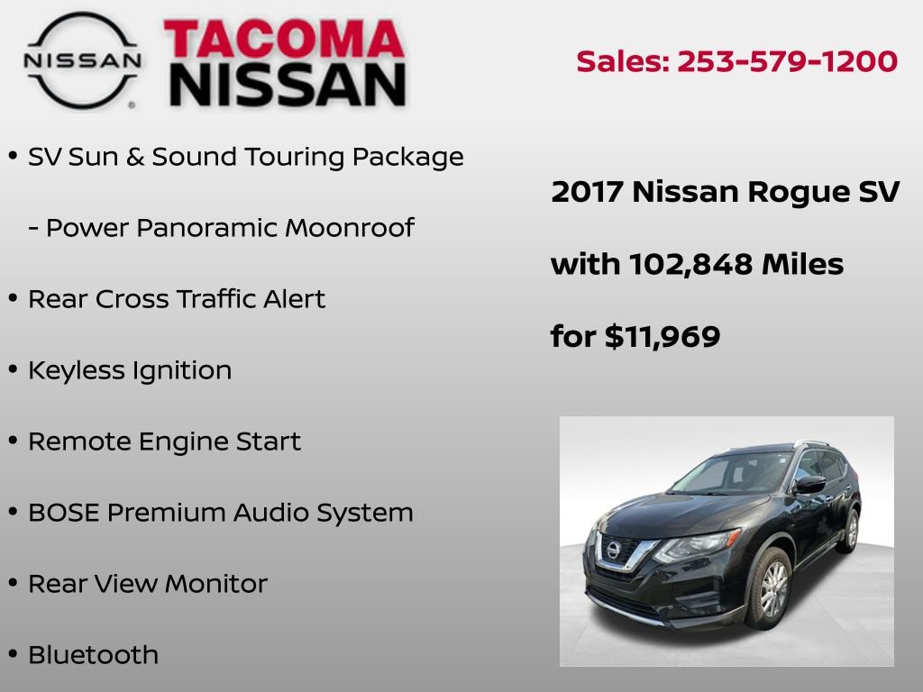 Used 2017 Nissan Rogue SV AWD/4WD image 6