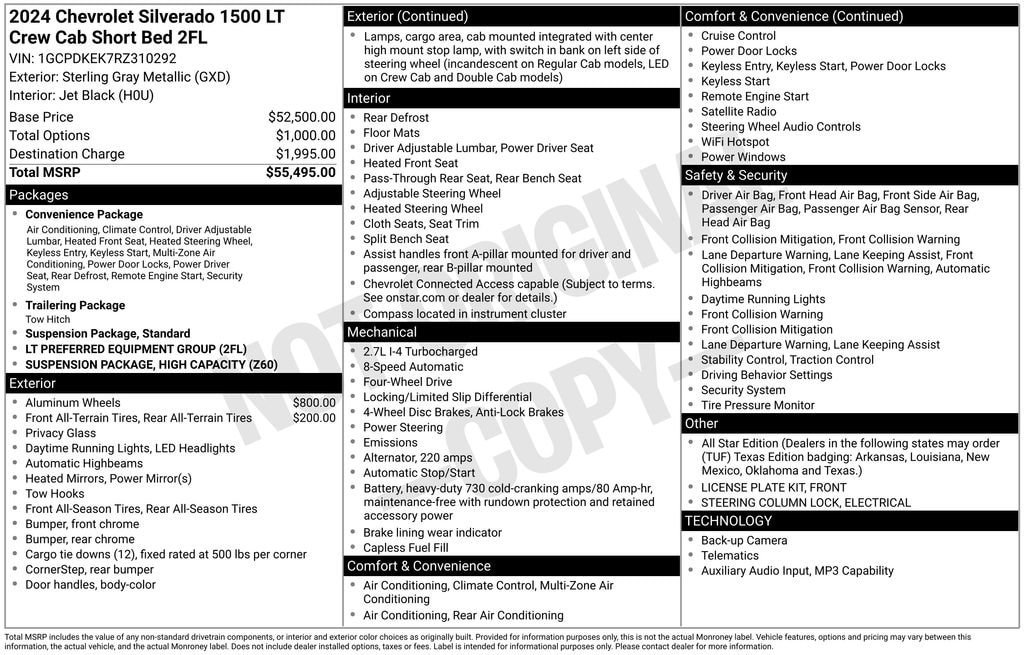Used 2024 Chevrolet Silverado 1500 LT AWD/4WD image 11