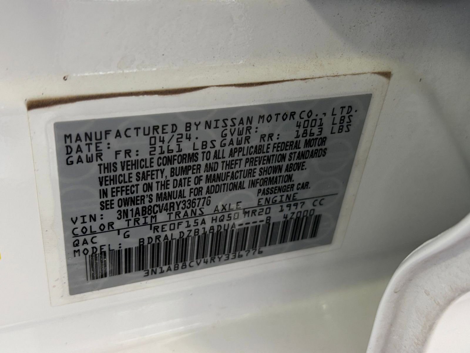 Used 2024 Nissan Sentra SV FWD image 33