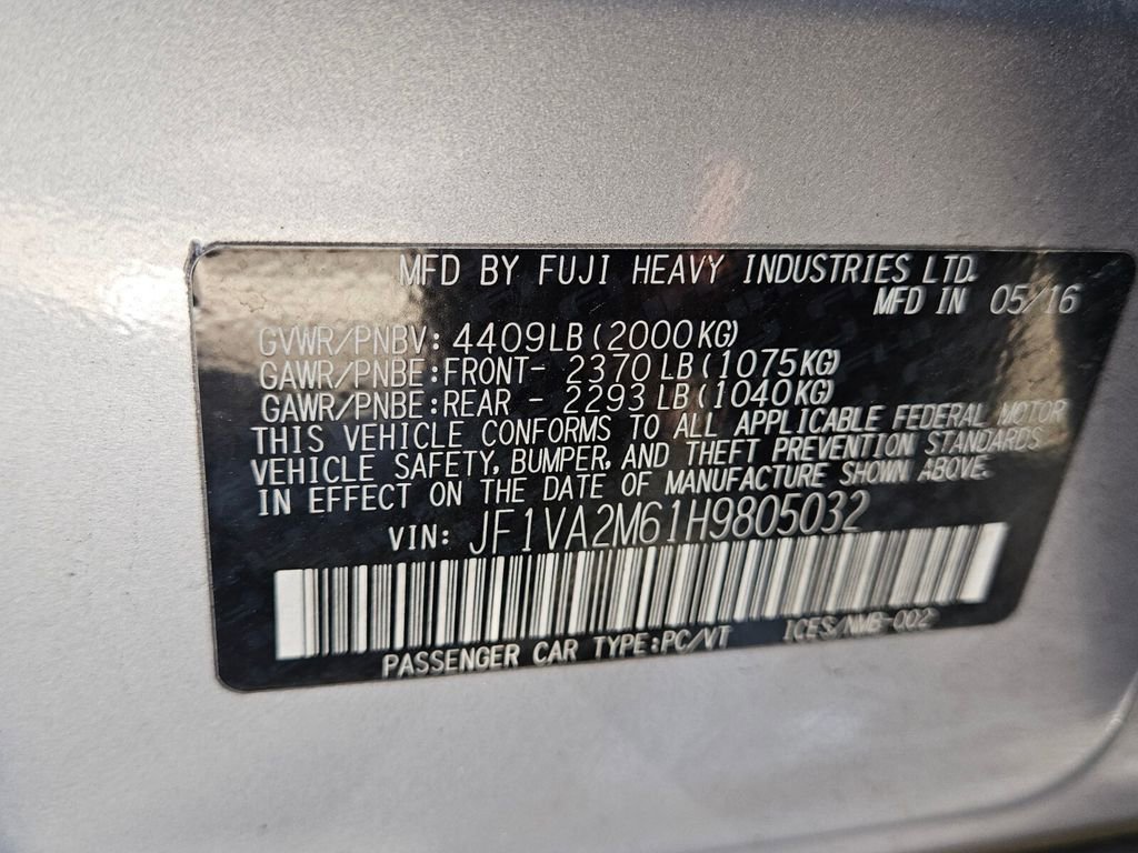 Used 2017 Subaru WRX STI w/ Popular Package #1 image 5