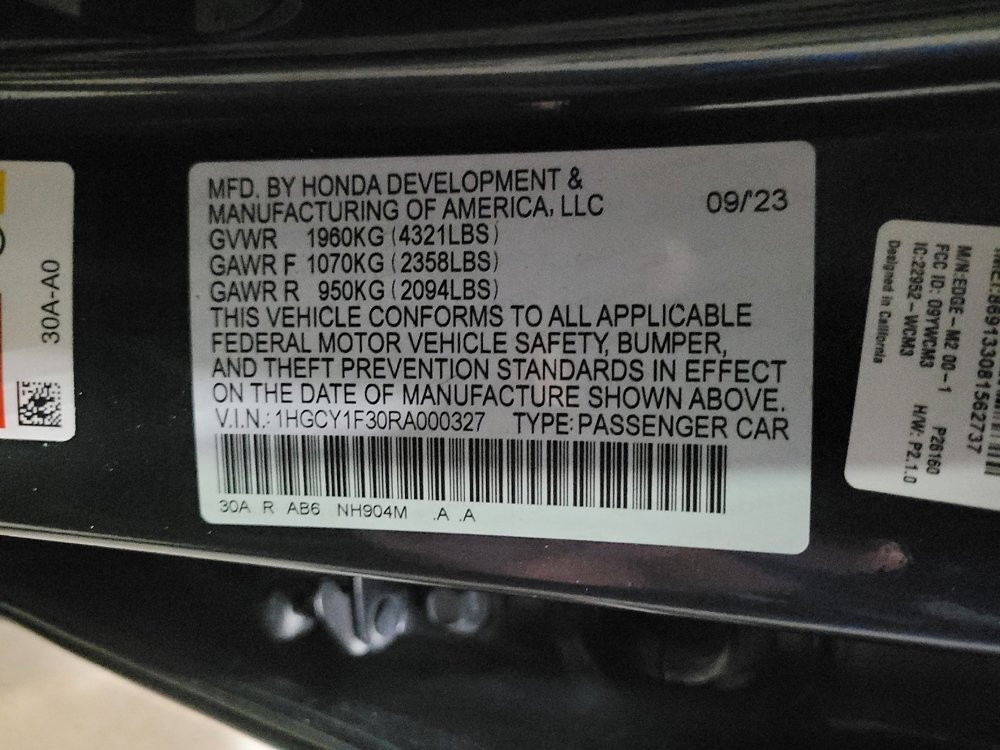 Used 2024 Honda Accord EX image 33