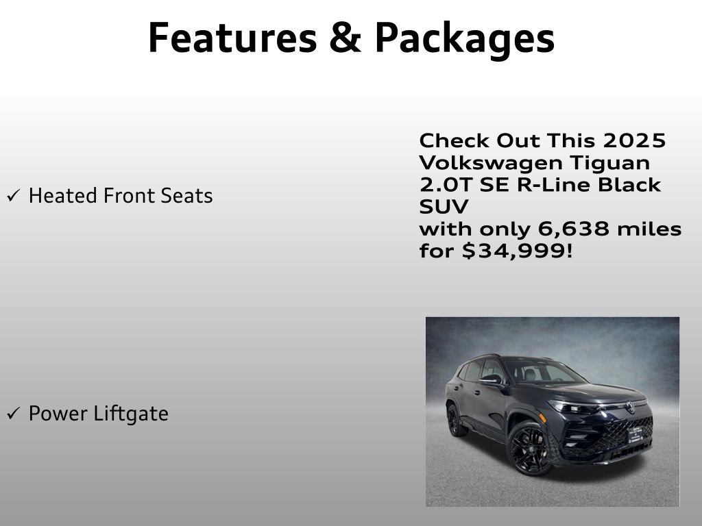 Used 2025 Volkswagen Tiguan SE R-Line AWD/4WD image 8