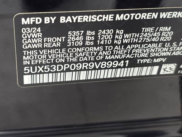 Used 2024 BMW X3 xDrive30i w/ Premium Package image 53