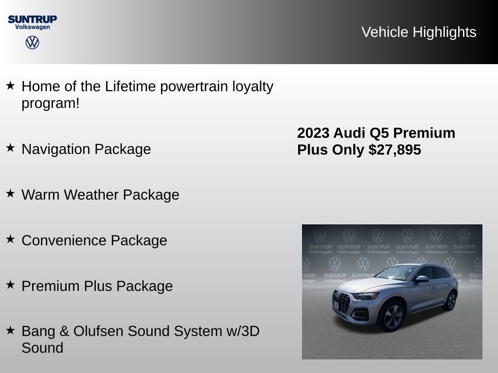 Used 2023 Audi Q5 2.0T Premium Plus w/ Premium Plus Package image 7