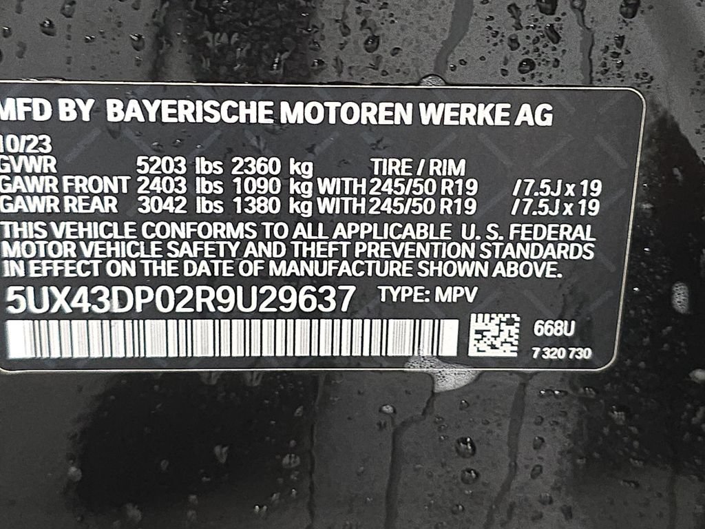 Certified 2024 BMW X3 sDrive30i w/ Convenience Package RWD image 30
