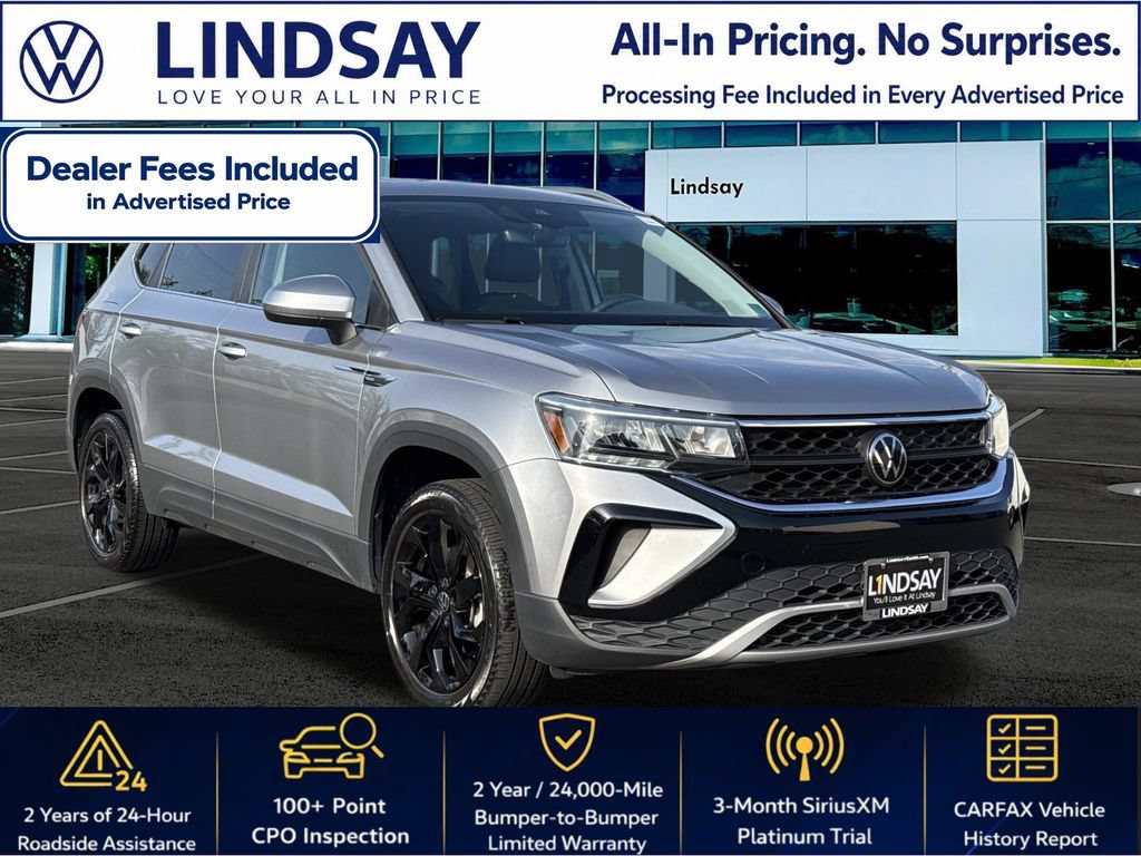 Certified 2023 Volkswagen Taos SE w/ Panoramic Sunroof Package FWD image 1