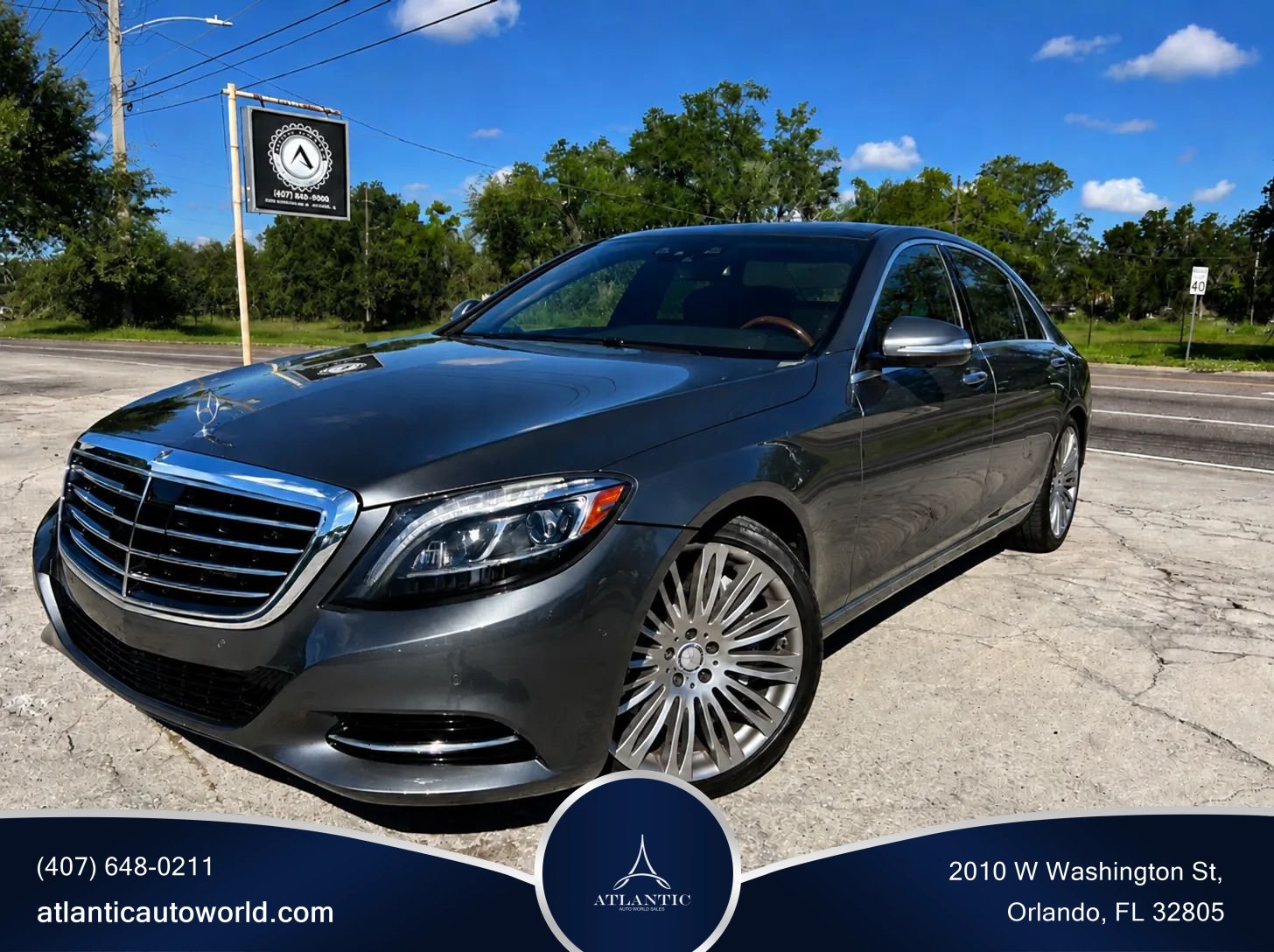 Used 2017 Mercedes-Benz S 550 Sedan w/ Premium Package image 1