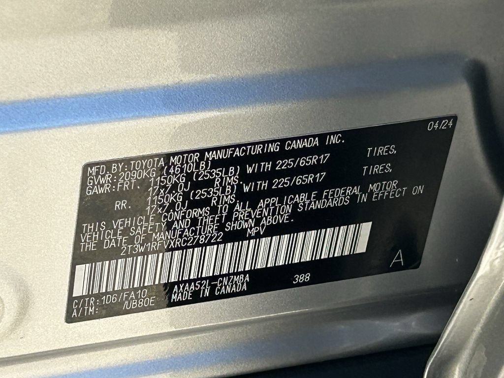 Used 2024 Toyota RAV4 XLE w/ Convenience Package FWD image 32