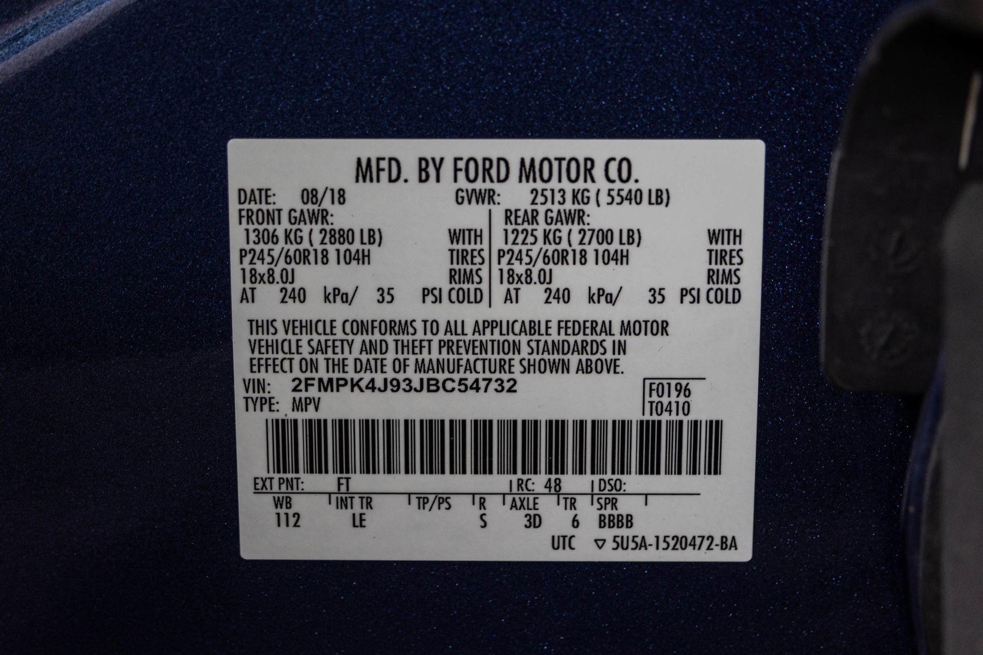 Used 2018 Ford Edge SEL w/ Equipment Group 201A AWD/4WD image 55