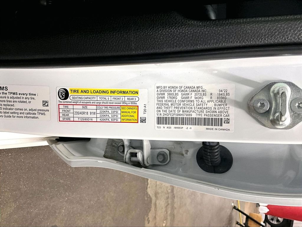 Used 2022 Honda Civic Sport image 31