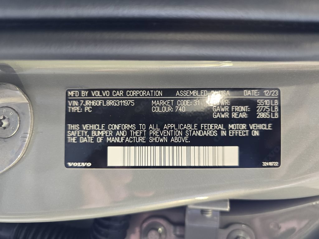 Used 2024 Volvo S60 T8 Plus w/ Climate Package AWD/4WD image 38