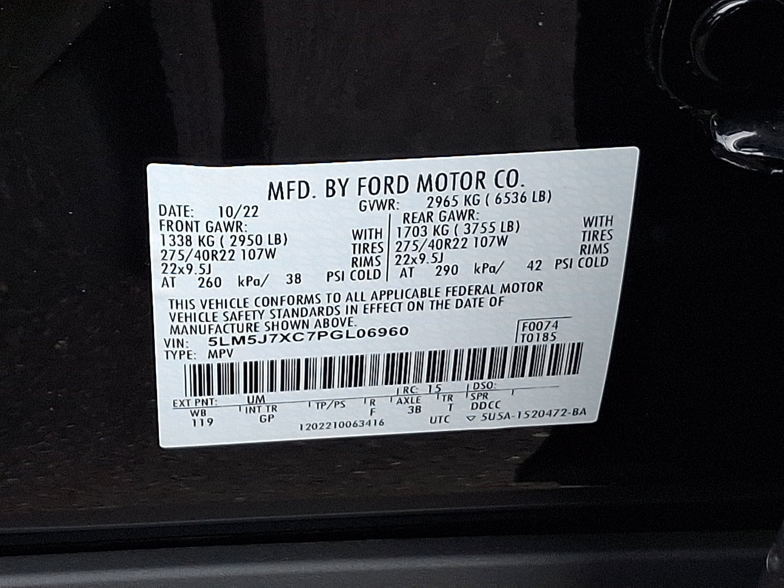 Used 2023 Lincoln Aviator Reserve w/ Equipment Group 201A AWD/4WD image 31