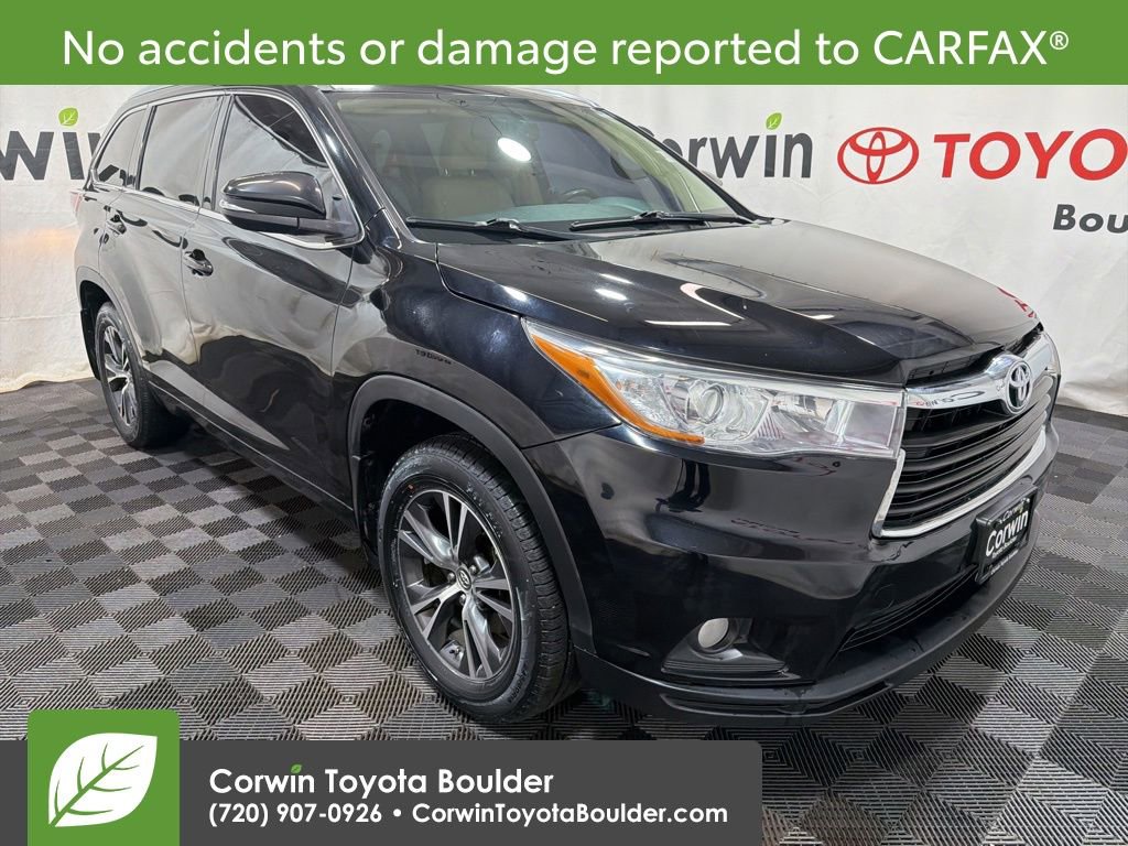 Used 2016 Toyota Highlander XLE AWD/4WD image 1