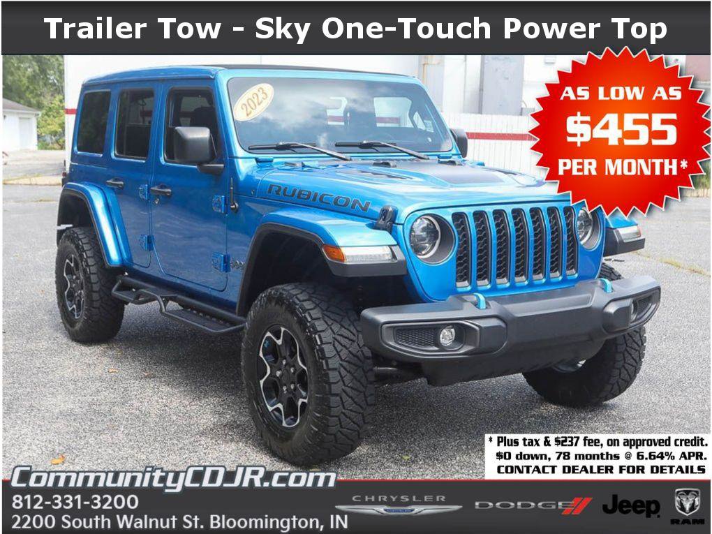 Used 2023 Jeep Wrangler Unlimited Rubicon 4xe