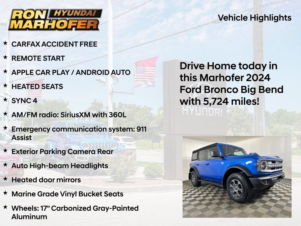 Used 2024 Ford Bronco Big Bend AWD/4WD image 14