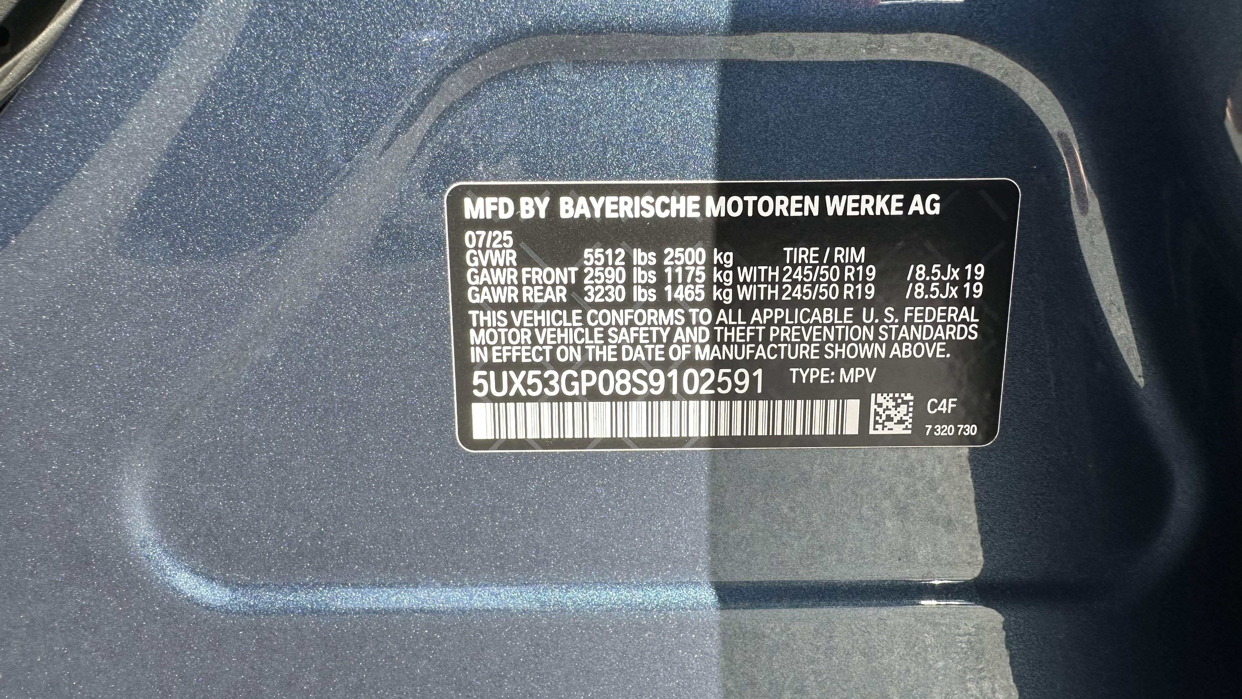 Certified 2025 BMW X3 xDrive30 AWD/4WD image 34