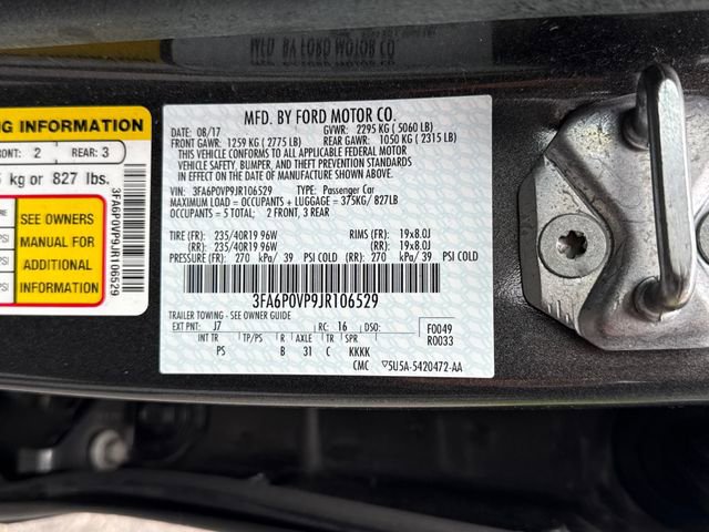 Used 2018 Ford Fusion Sport AWD/4WD image 22