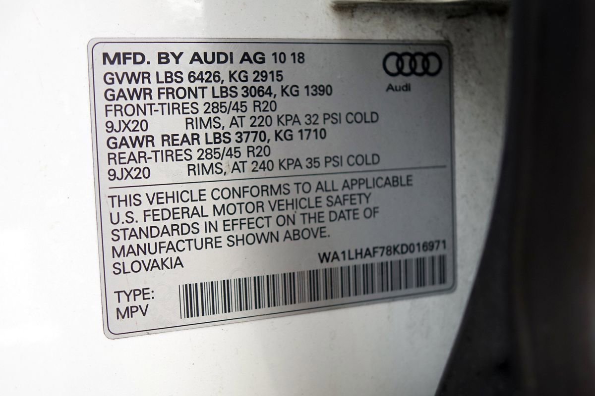 Used 2019 Audi Q7 2.0T Premium Plus w/ Premium Plus Package AWD/4WD image 42