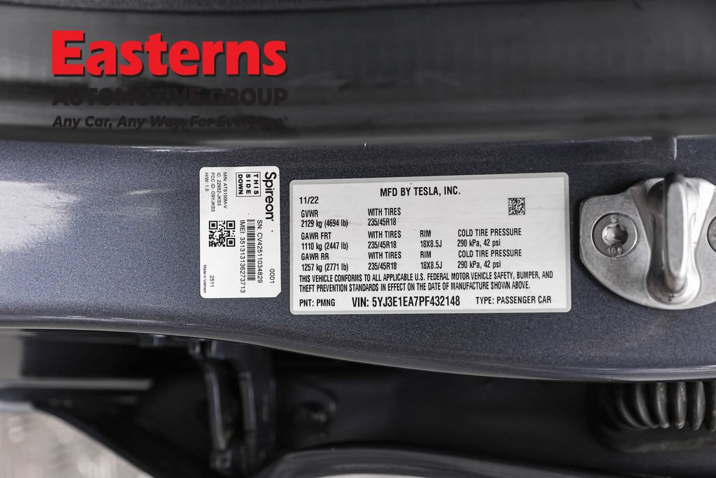Used 2023 Tesla Model 3 Standard Range RWD image 30