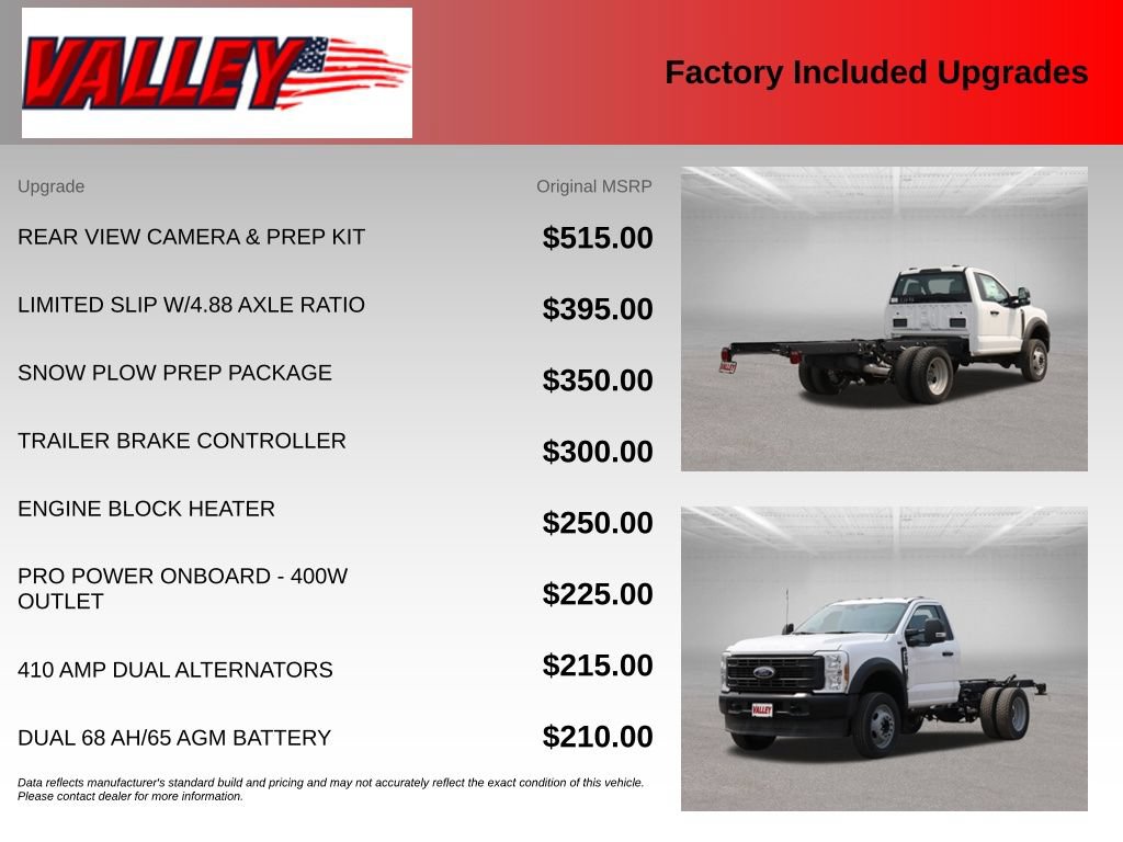 New 2026 Ford F550 2WD Regular Cab Super Duty w/ Snow Plow Prep Package image 4