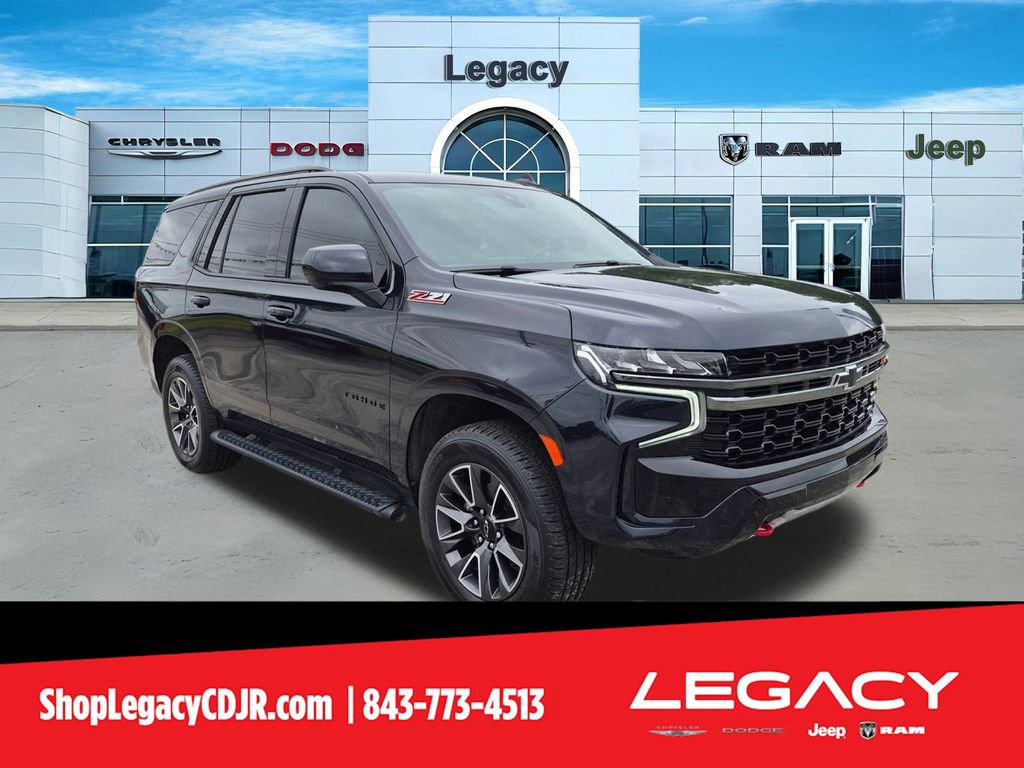 Used 2021 Chevrolet Tahoe Z71 w/ Rear Media and Nav Package AWD/4WD image 1