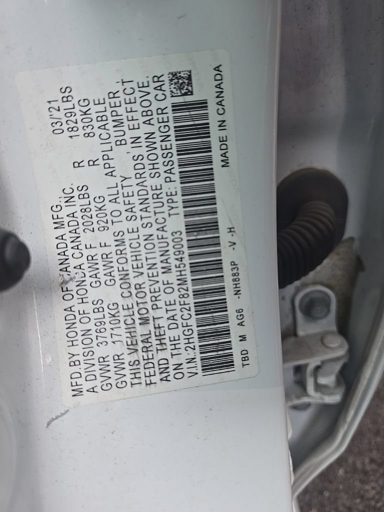 Used 2021 Honda Civic Sport image 21